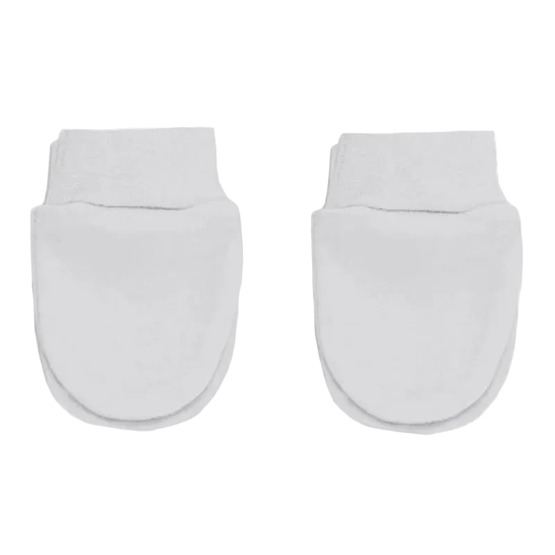 White Anti-Scratch Mittens