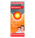 Nurofen For Children Ibuprofen Oral Suspension - Strawberry 100ml