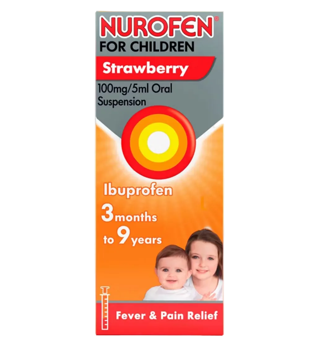 Nurofen For Children Ibuprofen Oral Suspension - Strawberry 100ml